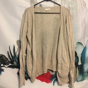 Tan cardigan